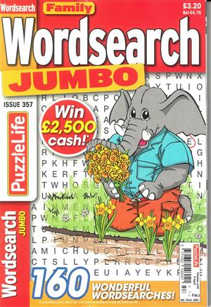 Family Wordsearch Jumbo Magazine Issue NO 357