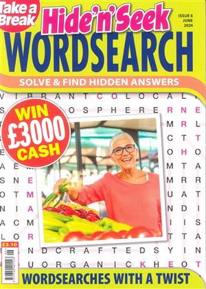 Take a Break Hide n Seek Wordsearch - NO 6