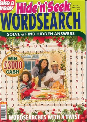 Take a Break Hide n Seek Wordsearch - NO 12