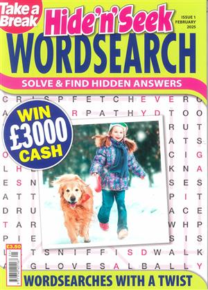 Take a Break Hide n Seek Wordsearch - NO 1