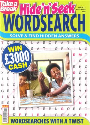 View the latest issue NO 11 of Take a Break Hide n Seek Wordsearch magazine Take a Break Hide n Seek Wordsearch, issue NO 11