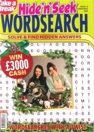 Take a Break Hide n Seek Wordsearch