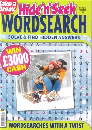 Take a Break Hide n Seek Wordsearch