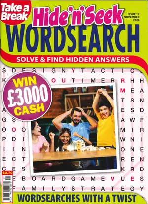 Take a Break Hide n Seek Wordsearch