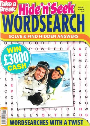 Take a Break Hide n Seek Wordsearch - NO 02