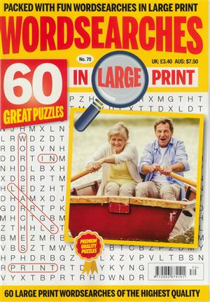 Wordsearches in Large Print, issue NO 70