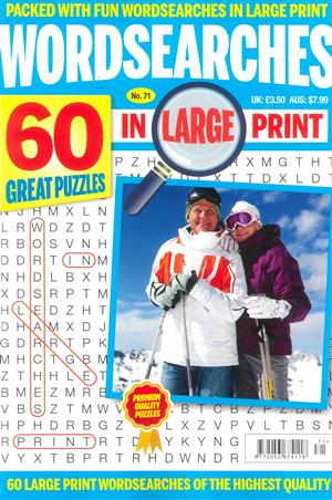 Wordsearches in Large Print - NO 71