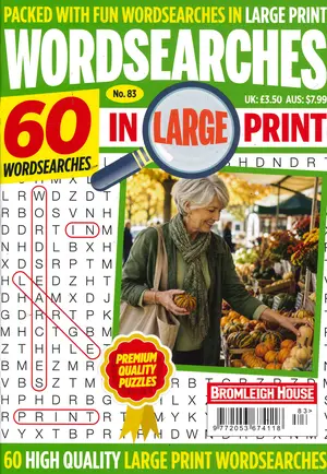 Wordsearches in Large Print