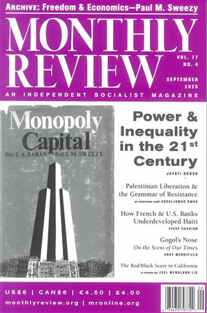 Monthly Review, issue SEPT 25