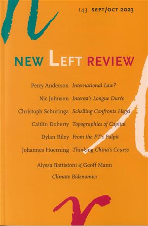 New Left Review Magazine Issue sept/oct 2023
