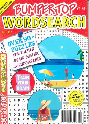 Bumper Top Wordsearch, issue NO 213