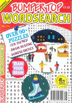 Bumper Top Wordsearch, issue NO 216