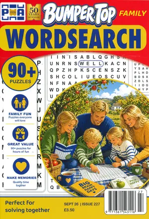 Bumper Top Wordsearch