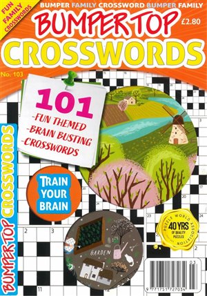 Bumper Top Crosswords Magazine Issue NO 103