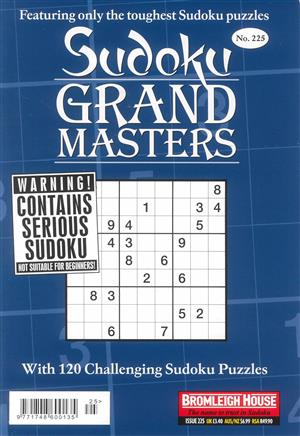 Sudoku Grand Masters, issue NO 225