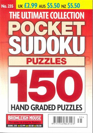 The Ultimate Collection Pocket Sudoku Puzzles Magazine Issue NO 235