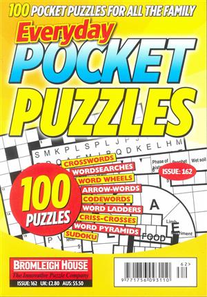 Everyday Pocket Puzzles Magazine Issue NO 162