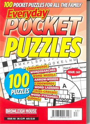 Everyday Pocket Puzzles Magazine Issue NO 163