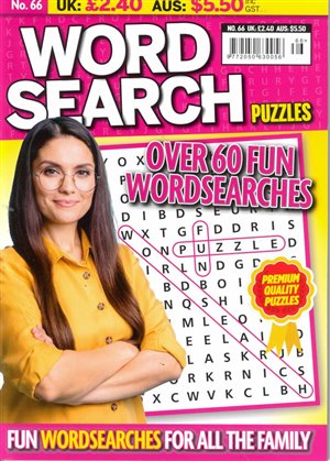 Wordsearch Puzzles magazine