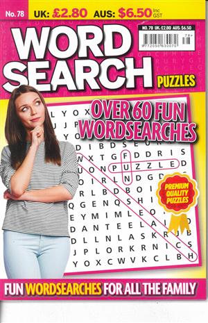 Wordsearch Puzzles Magazine Issue NO 78