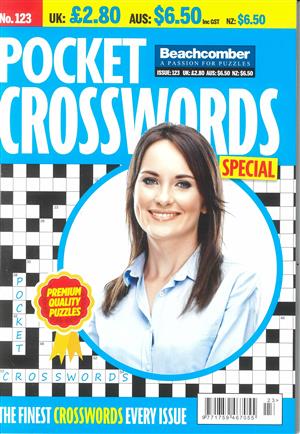 Pocket Crosswords Special Magazine Issue NO 123