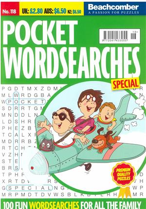 Pocket Wordsearches Special Magazine Issue NO 118