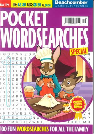 Pocket Wordsearches Special Magazine Issue NO 119
