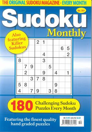 Sudoku Monthly - NO 251, issue NO 251