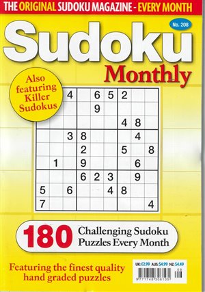 Sudoku Monthly magazine