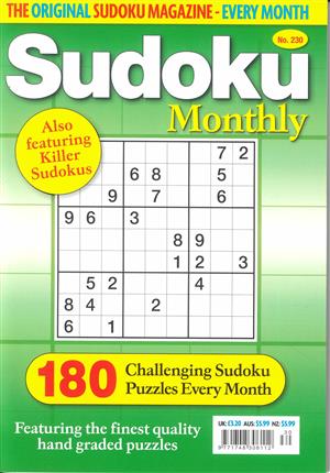 Sudoku Monthly Magazine Issue NO 230