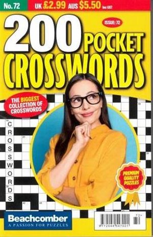 200 Pocket Crosswords magazine
