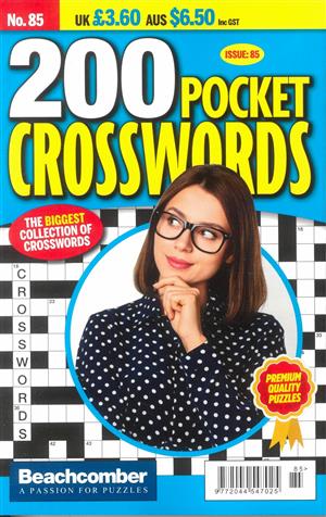 200 Pocket Crosswords Magazine Issue NO 85