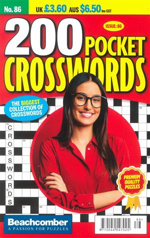 200 Pocket Crosswords Magazine Issue NO 86