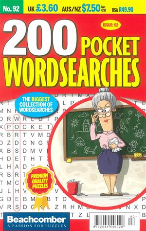 200 Pocket Wordsearches - NO 92
