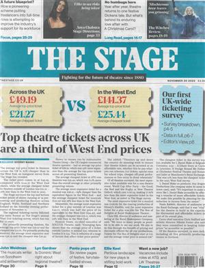 The Stage Magazine Issue 30/11/2023