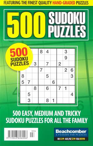 500 Sudoku Puzzles - NO 93