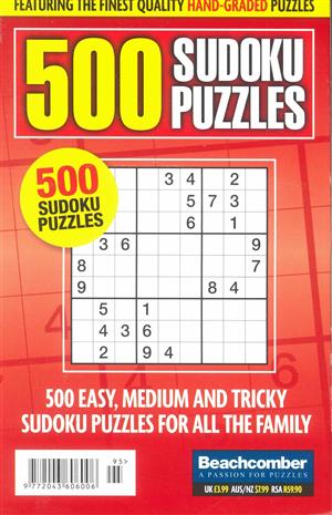 500 Sudoku Puzzles - NO 95