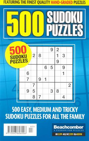 500 Sudoku Puzzles - NO 97