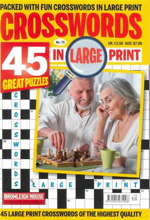 Crosswords in large print, issue NO 70