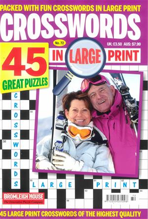 Crosswords in large print