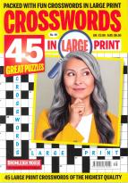 Crosswords in large print magazine