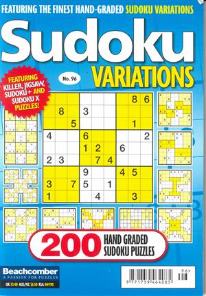 Sudoku Variations - NO 96