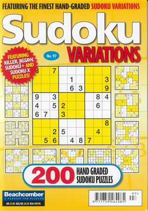 Sudoku Variations, issue NO 97