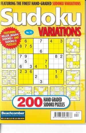 Sudoku Variations magazine