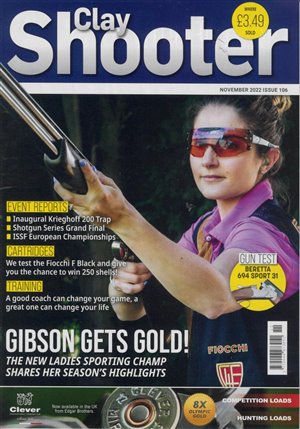 Clay Shooter Magazine Issue NOV 22