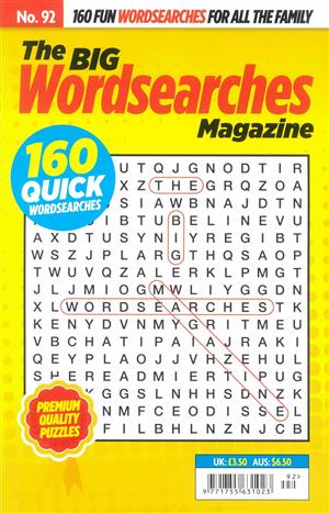 The Big Wordsearches, issue NO 92