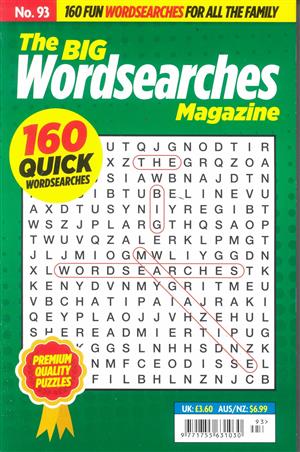 The Big Wordsearches, issue NO 93