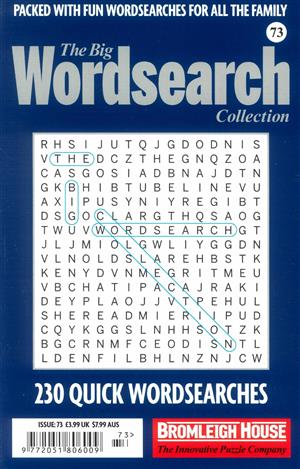 The Big Wordsearch Collection, issue NO 73