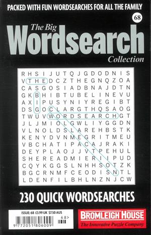 The Big Wordsearch Collection Magazine Issue NO 68