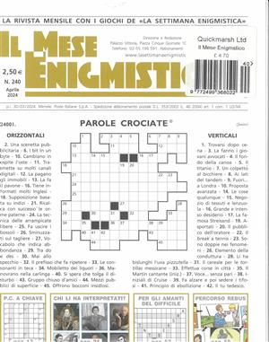 Il Mese Enigmistico Magazine Issue NO 240